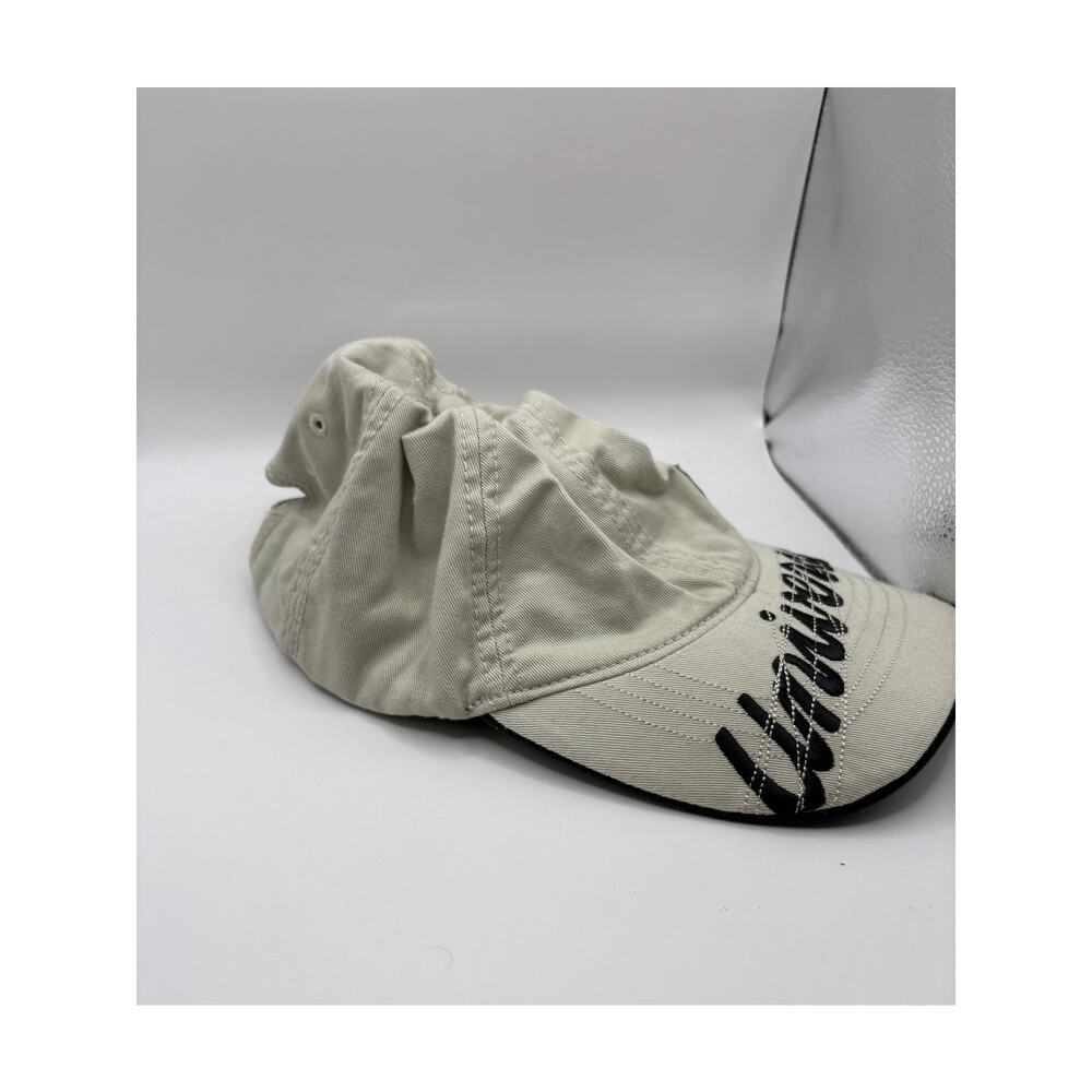 Universal Studios Baseball Cap Hat Beige Embroidered Velcro Strap Cotton OSFA - Picture 3 of 6